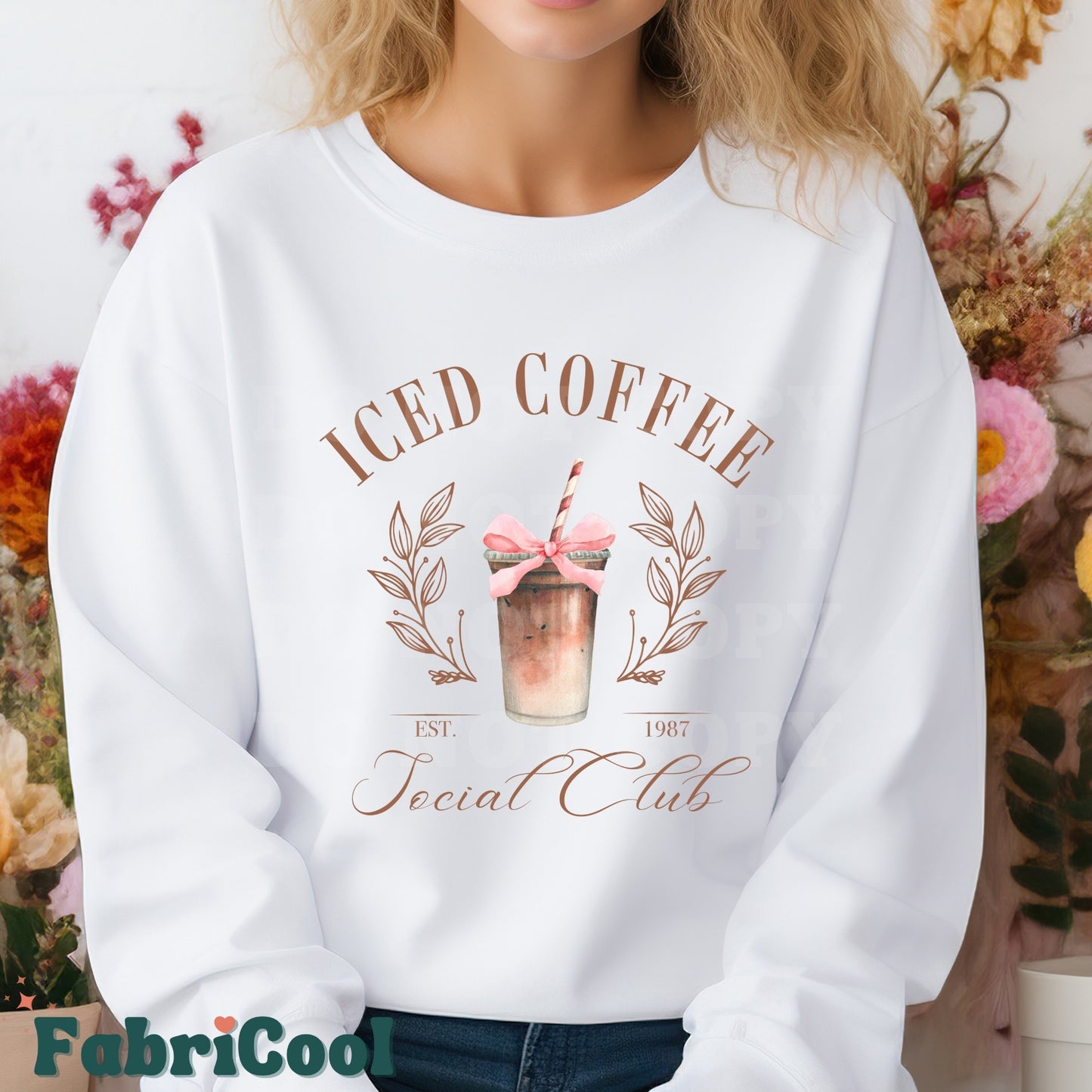 Iced Coffee Social Club-Matte Clear Film