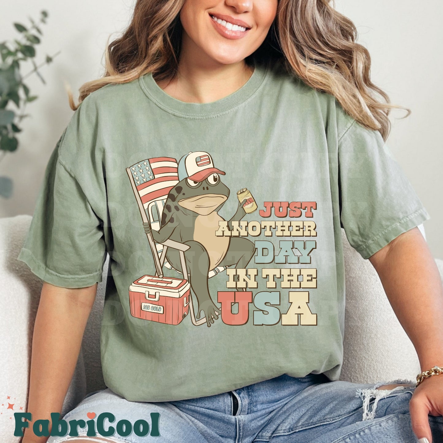 Just Another Day in the USA-Matte Clear Film