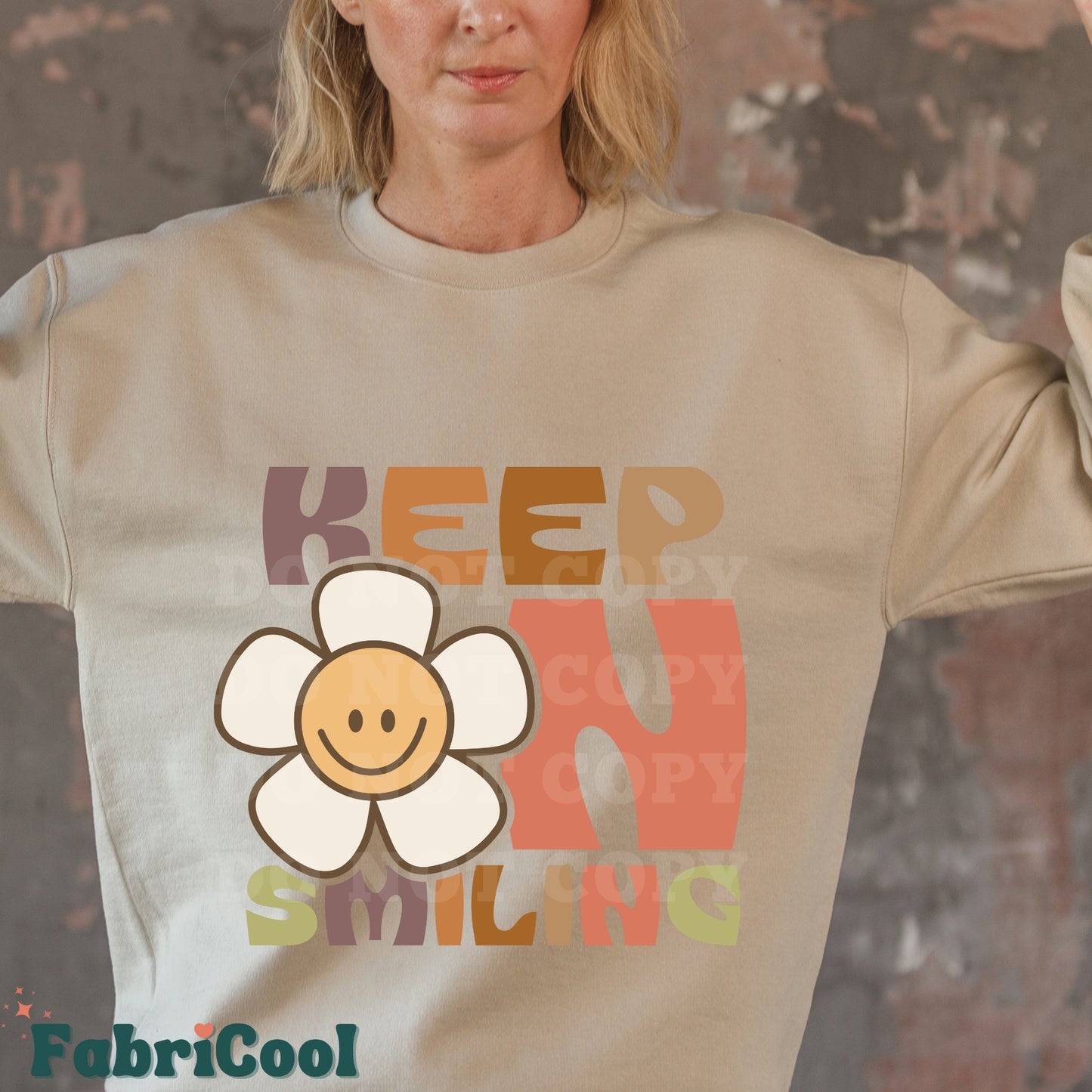 Keep on smiling-Matte Clear Film