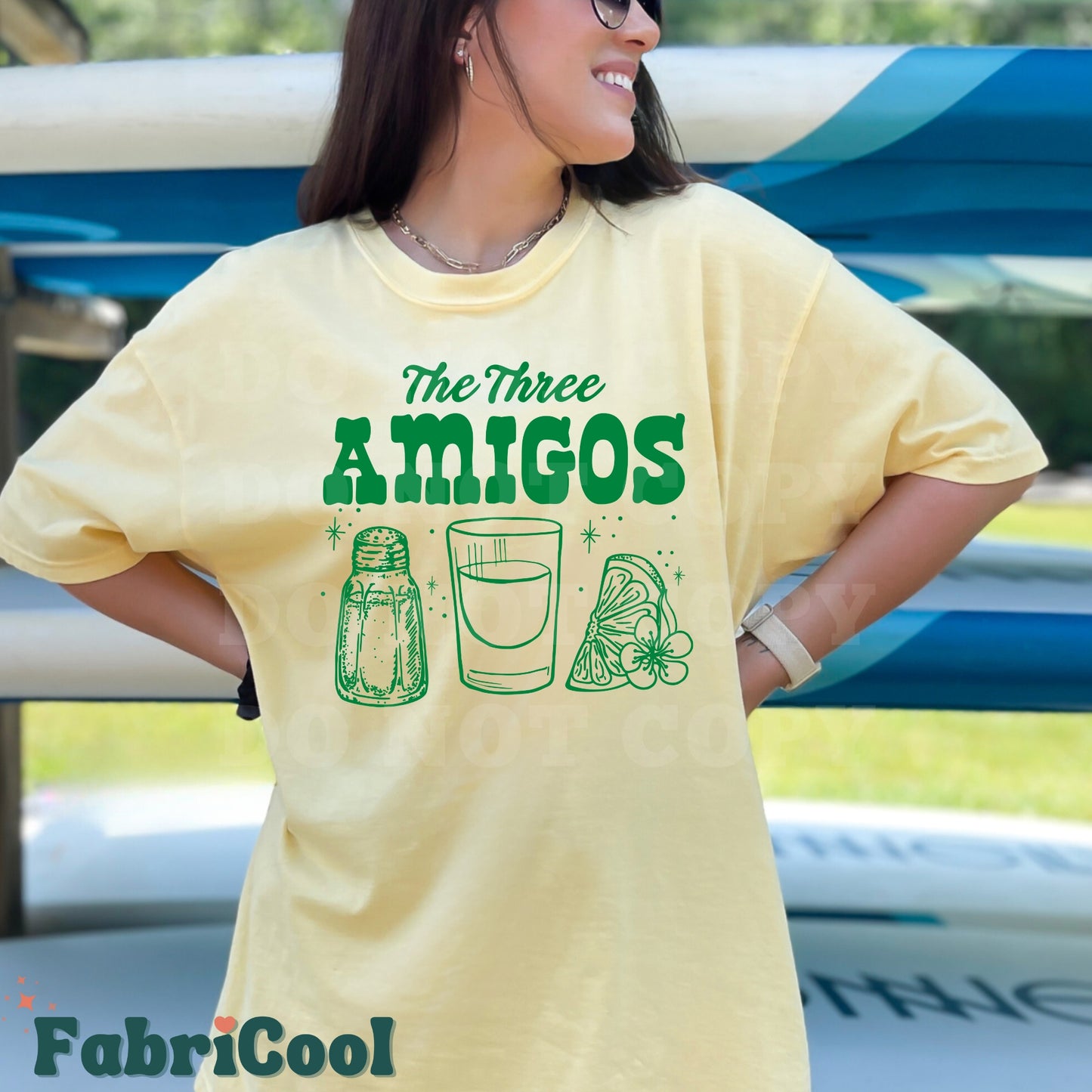 The three amigos-Kelly green Screen Print Transfer