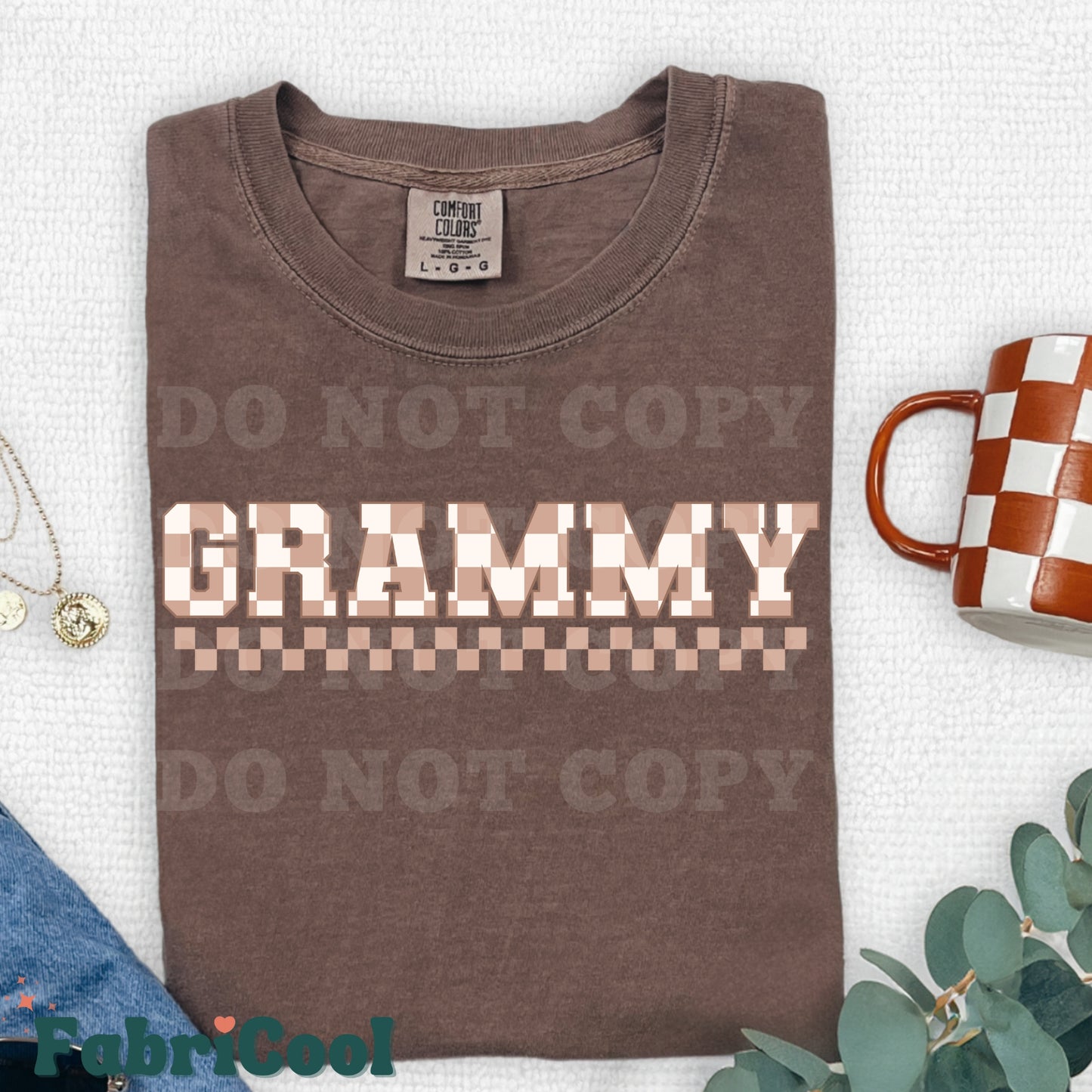 Checkered Grammy-Matte Clear Film