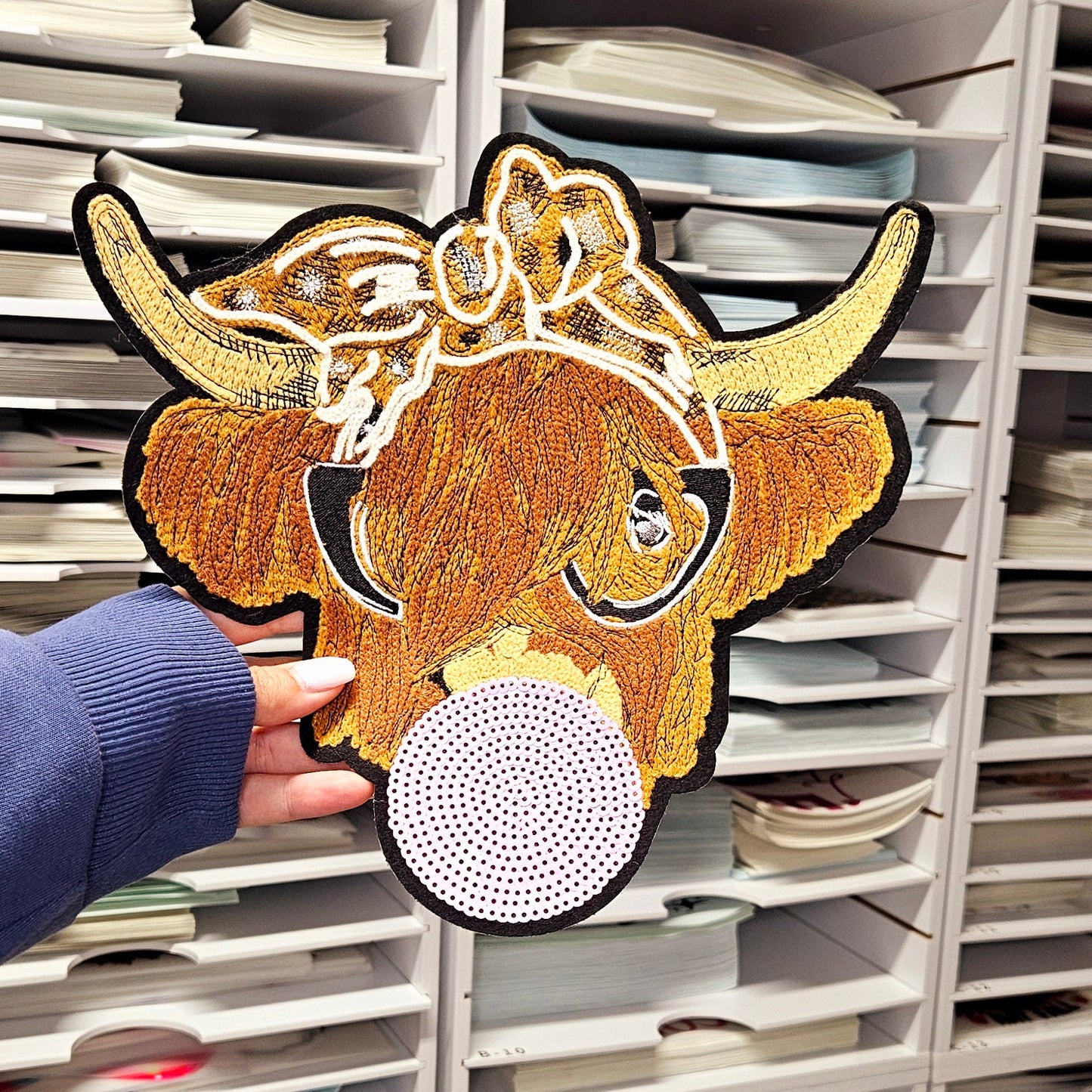 Vache chewing-gum Patch