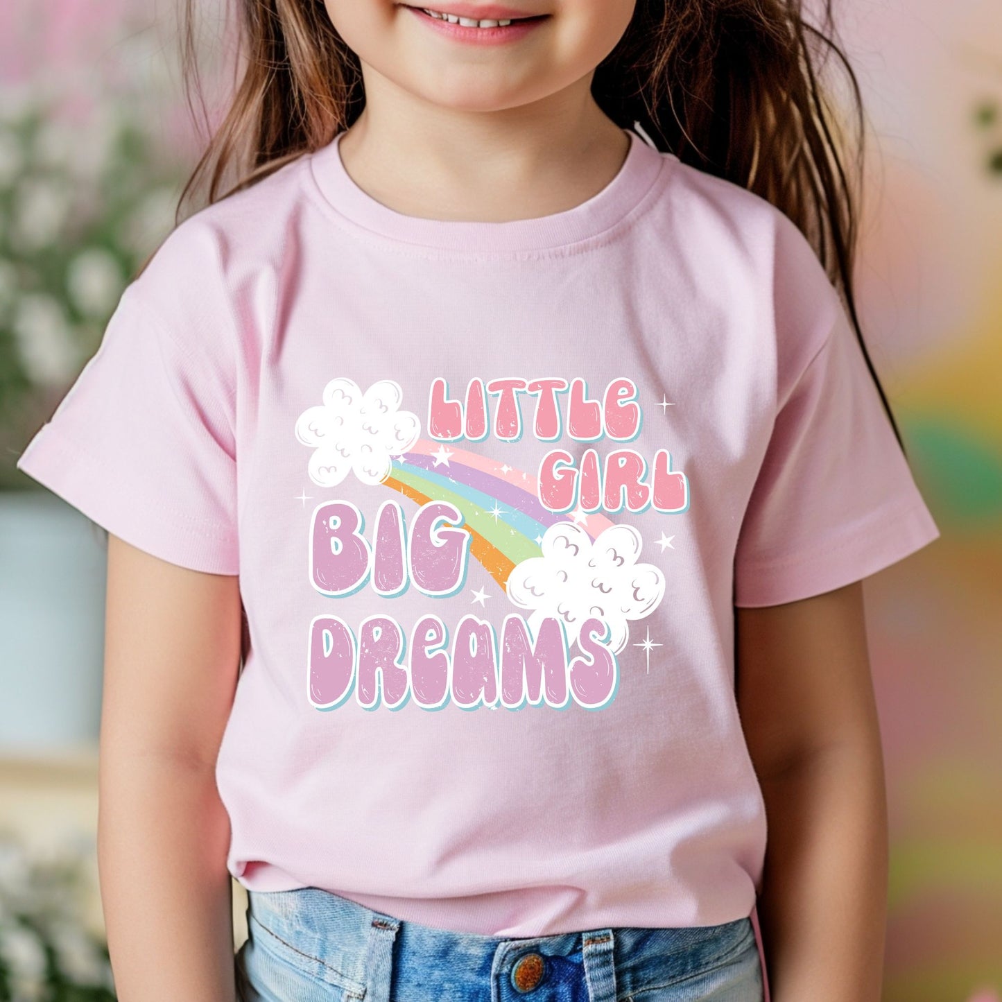 Little girl big dreams - Matte Clear Film