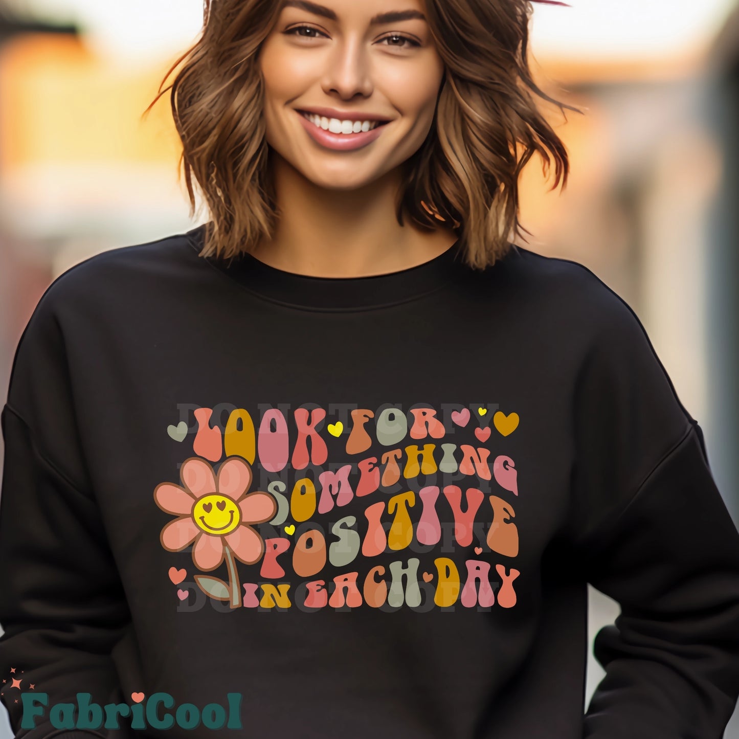 Look for something positive - Matte Clear Film