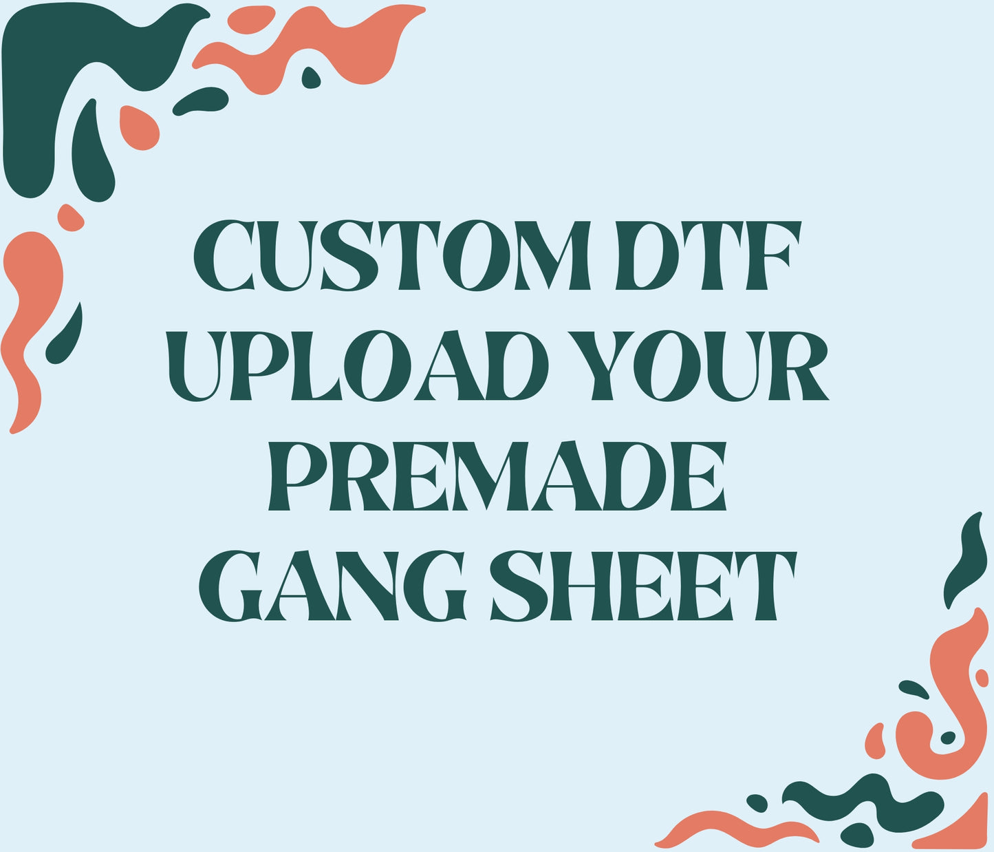 Gang sheet DTF - Téléchargez votre propre gang sheet