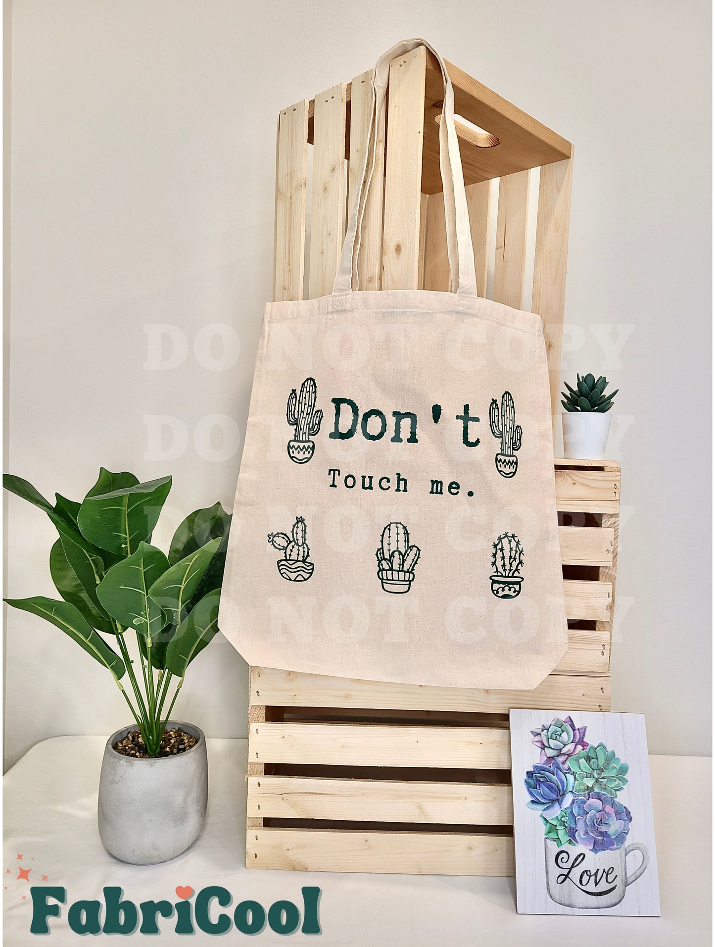 Don't touch me - Green Screen Print Transfer