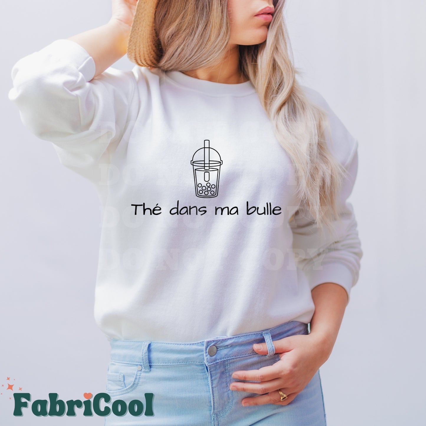 Thé dans ma bulle- Black Screen Print Transfer