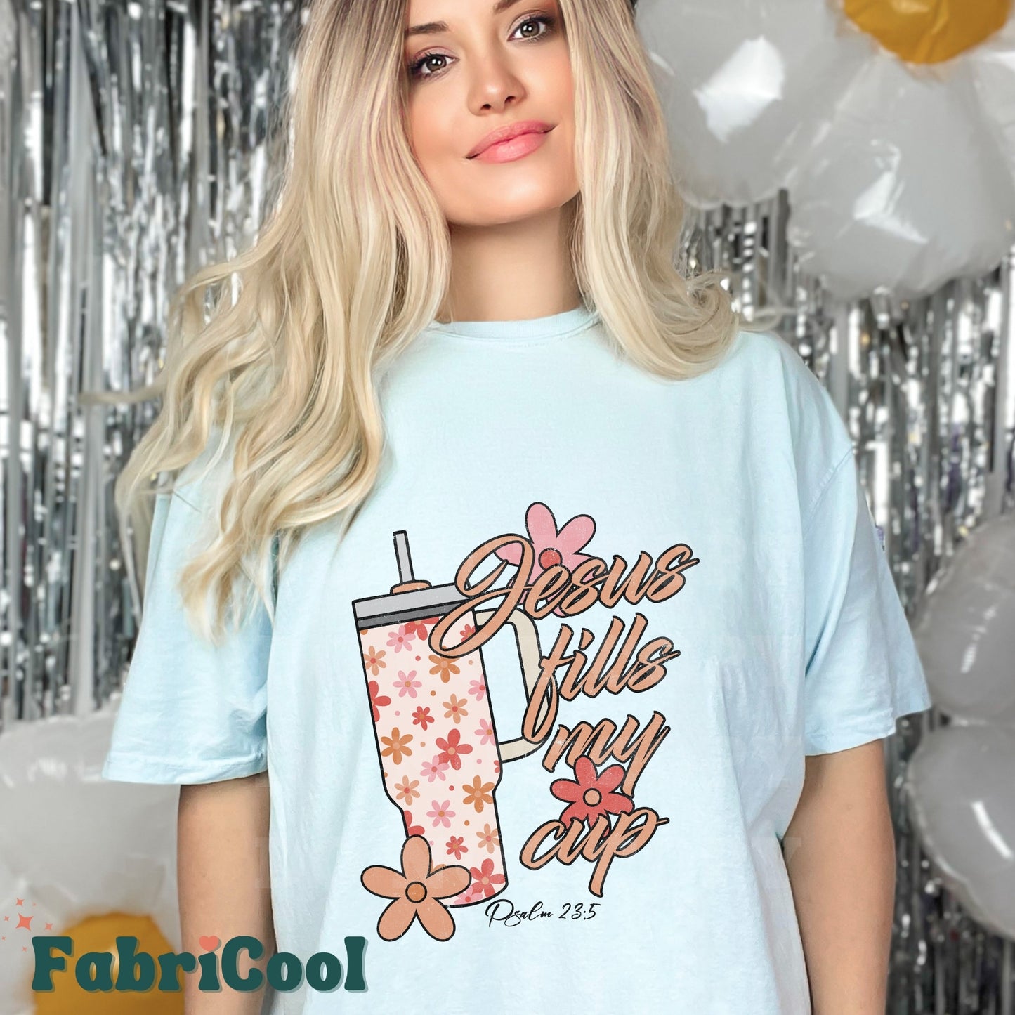 Jesus Fills my cup-Matte Clear Film