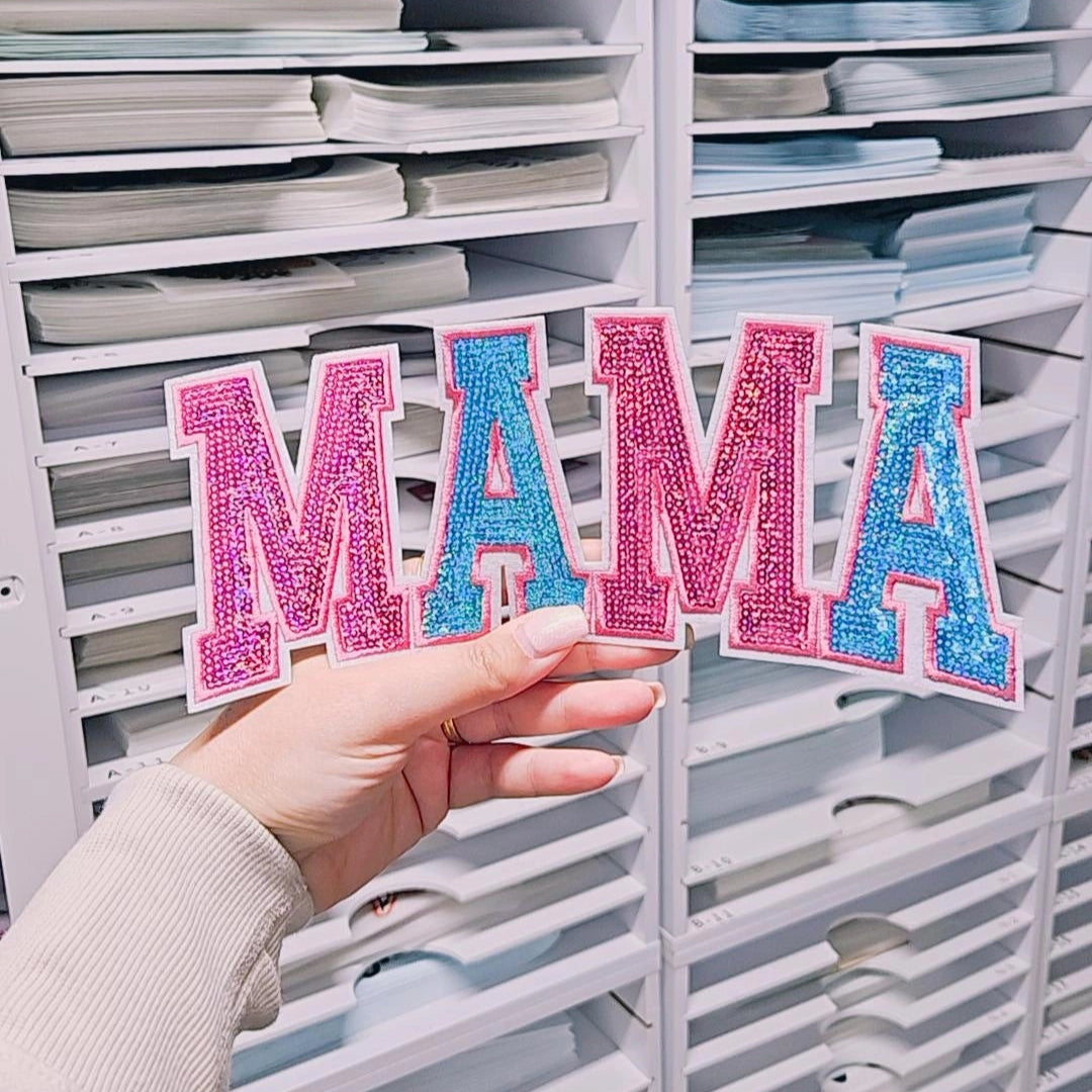 Mama Sequin Patch