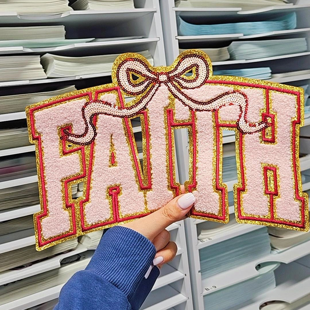 Faith Chenille Patch