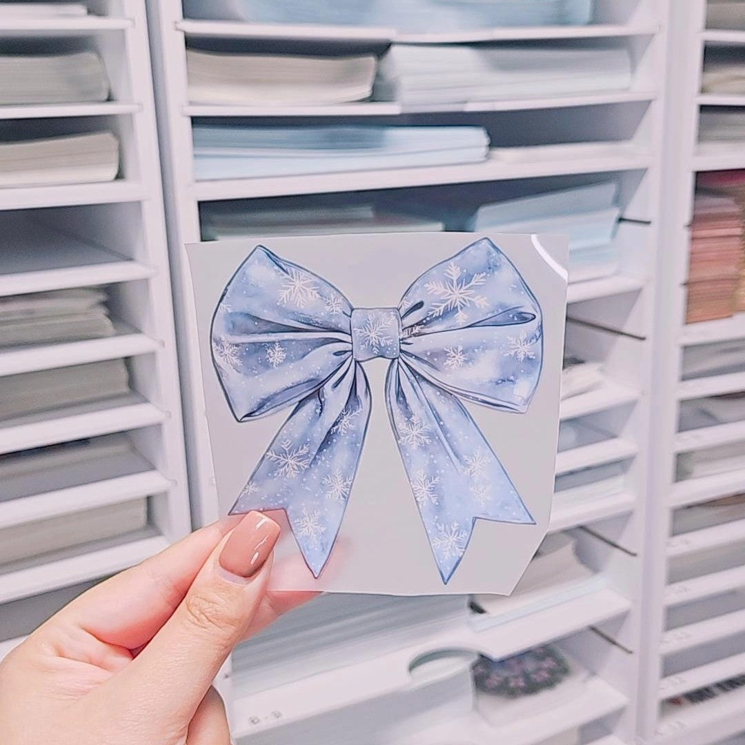 Winter Bow - Pocket Matte Clear Film