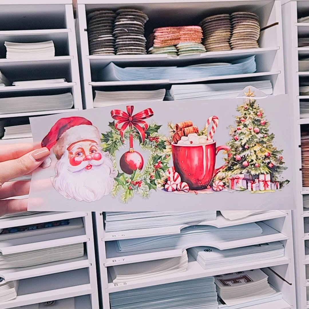 Vintage Christmas-Matte Clear Film