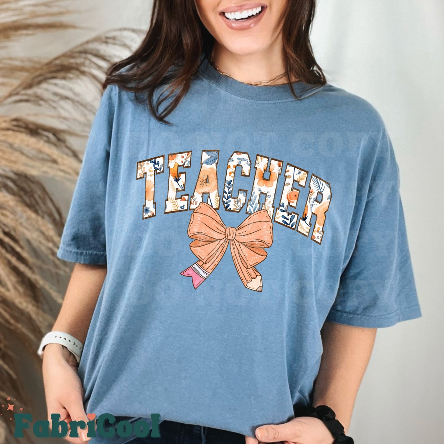 Pencil bow teacher-Matte Clear Film