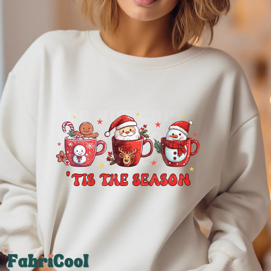 Tis The season cups-Matte Clear Film