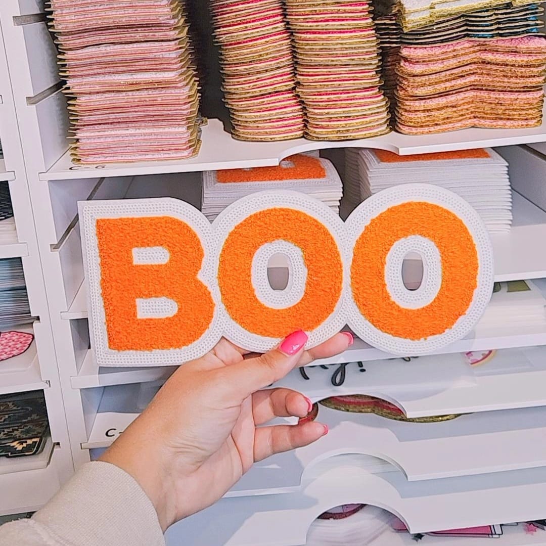 BOO Chenille Patch