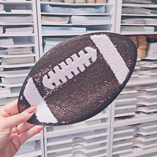 Football Sequin Patch