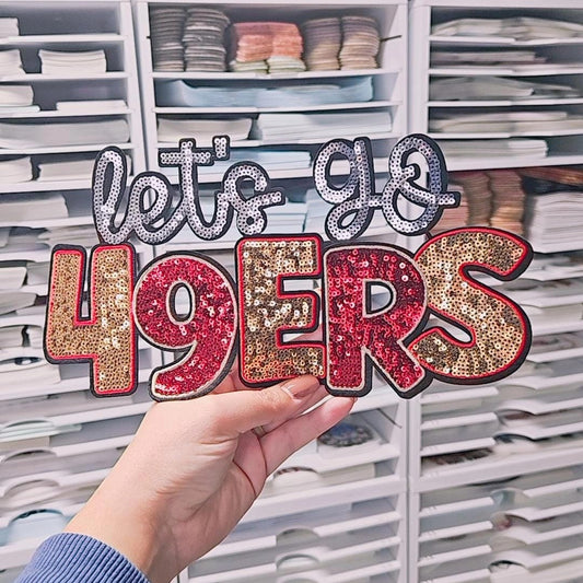 Niners Sequin Patch