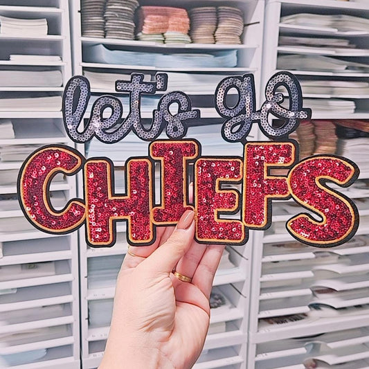 Chiefs Sequin Patch