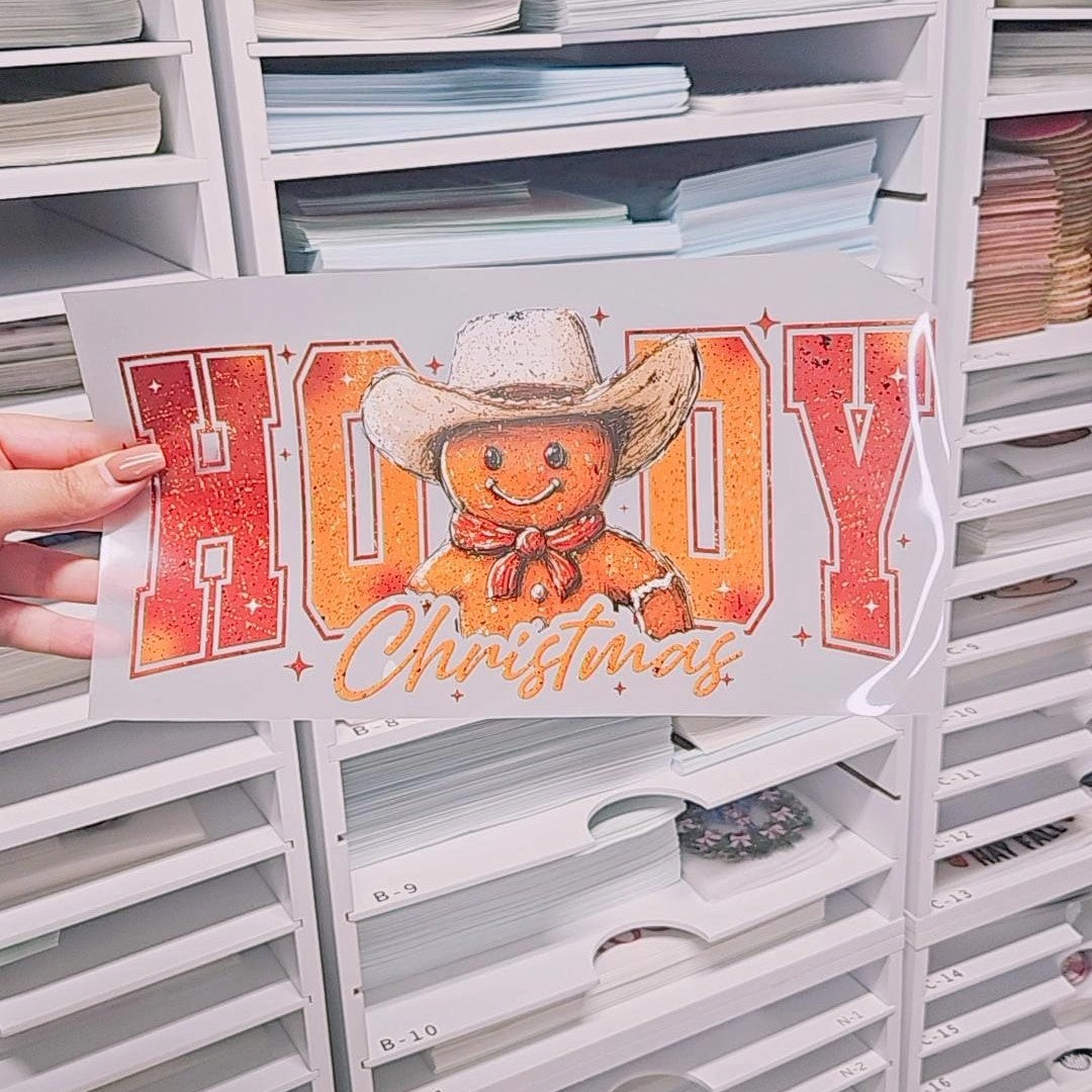 Howdy Christmas-Matte Clear Film